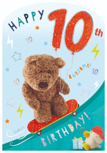 Picture of HAPPY 10TH BIRTHDAY CARD